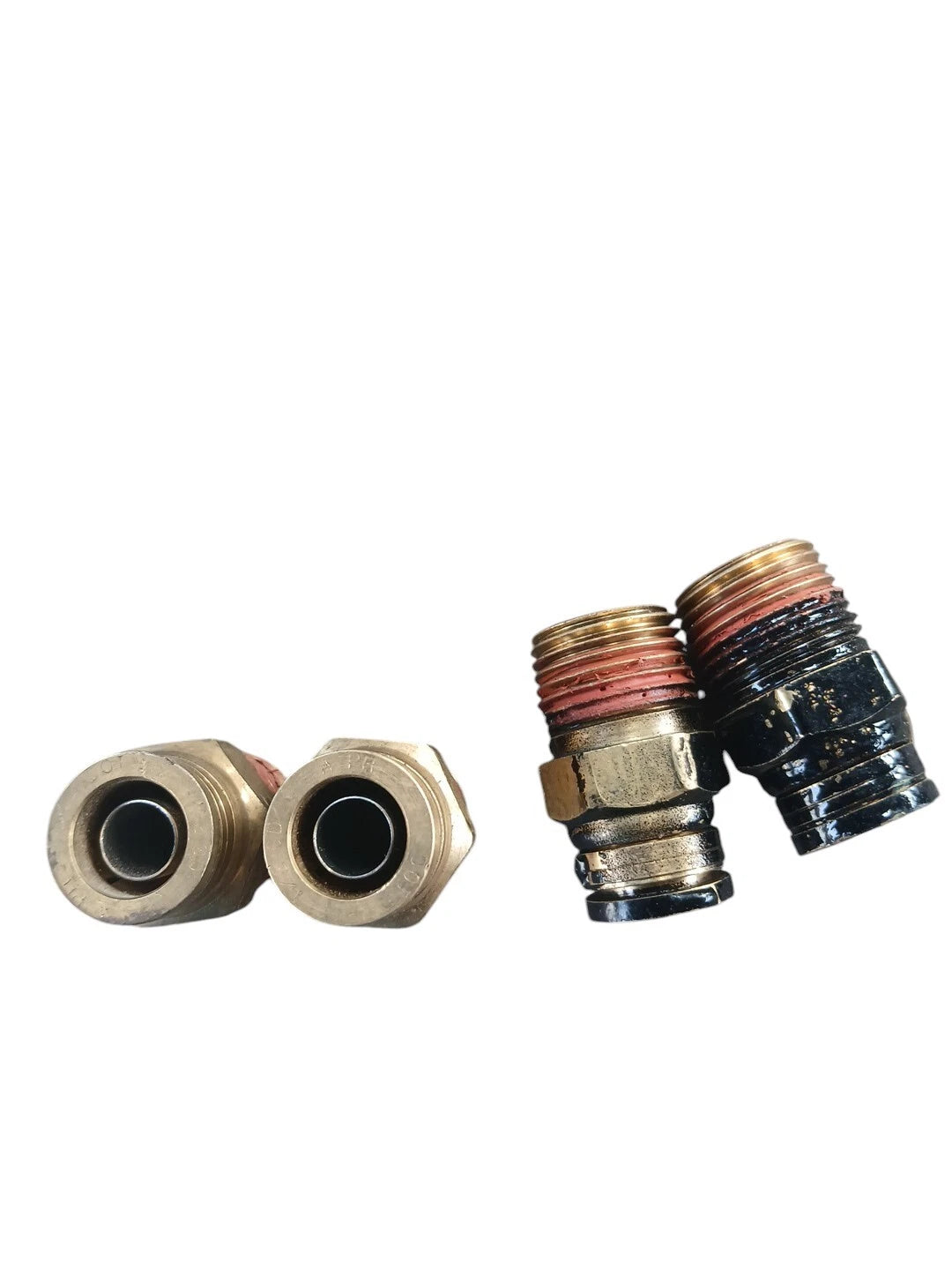 Air Fittings Quick Connect Fittings Straight 1/2 OD Thread 1/2 - Image 2