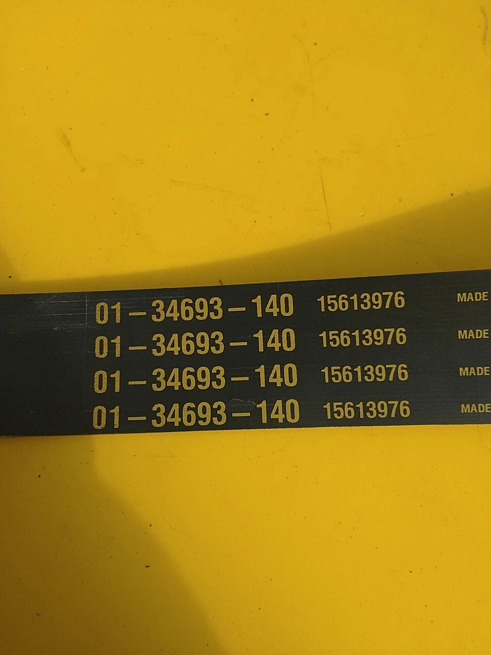 FREIGHTLINER OEM 01-34693-140 - Accessory Drive Belt - 12 Rib, 2140 mm, Fan