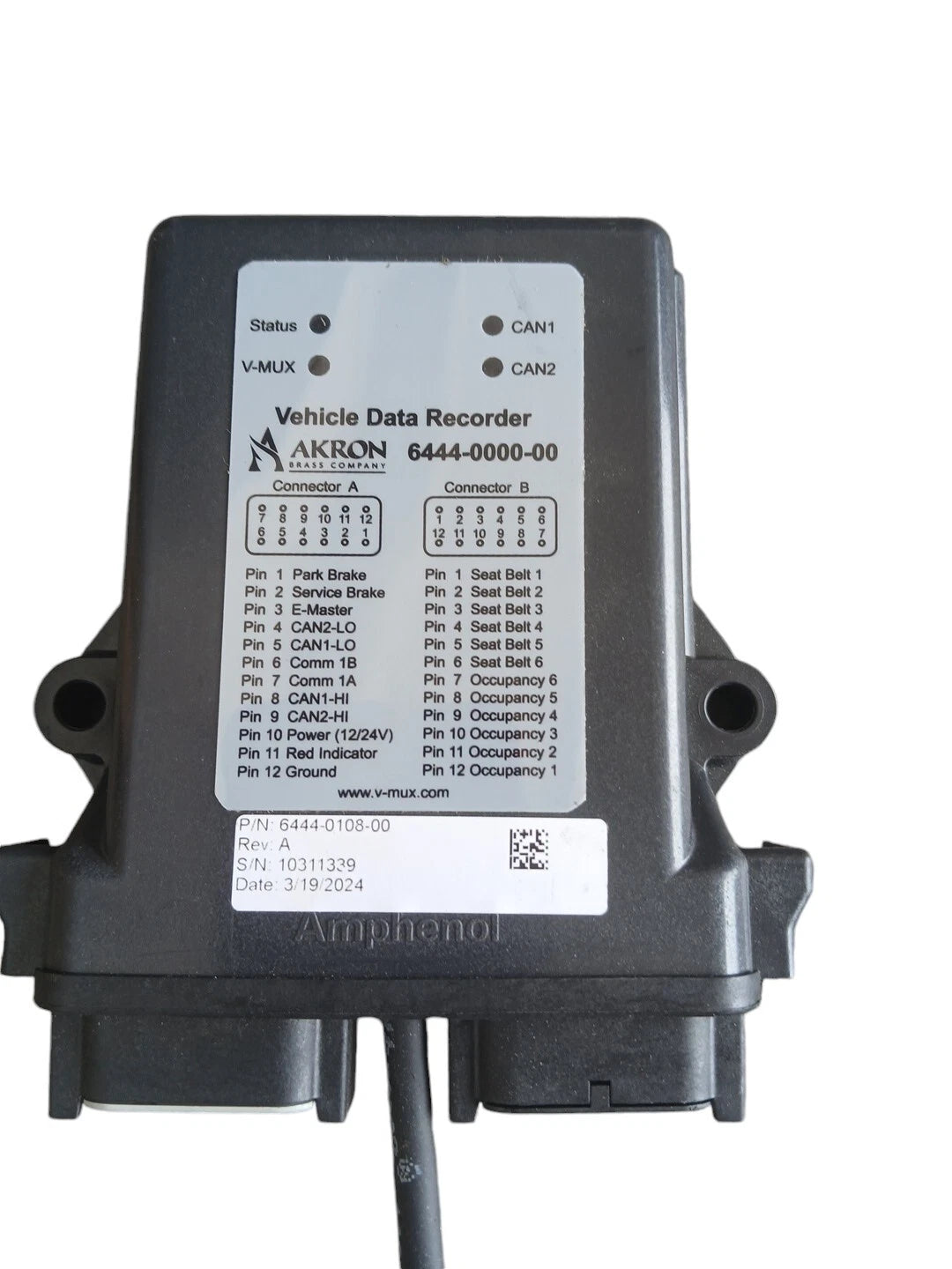 VDR 6444-0000-00 Vehicle Data Recorder