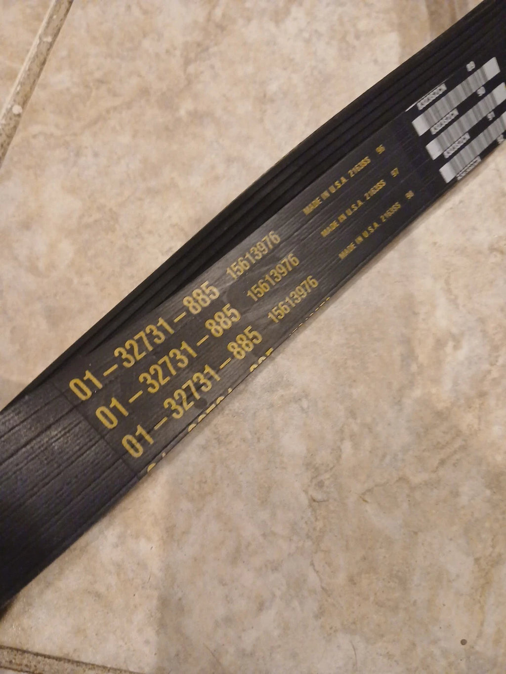 Accessory Drive Belt 01-32731-885   10 Rib, 1885 mm, MT610 - Image 2