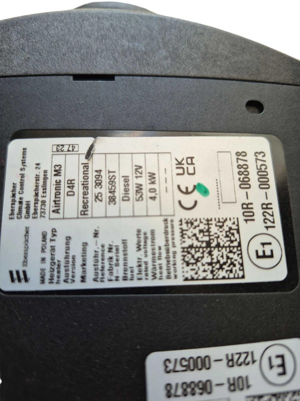 Eberspächer Airtronic M3 D4R 10R-068878 - Image 2