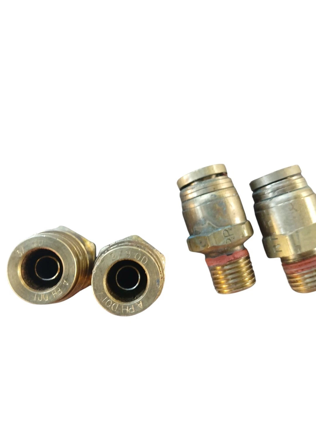 Quick Connect  Fittings Straight 3/8 OD Thread 1/4