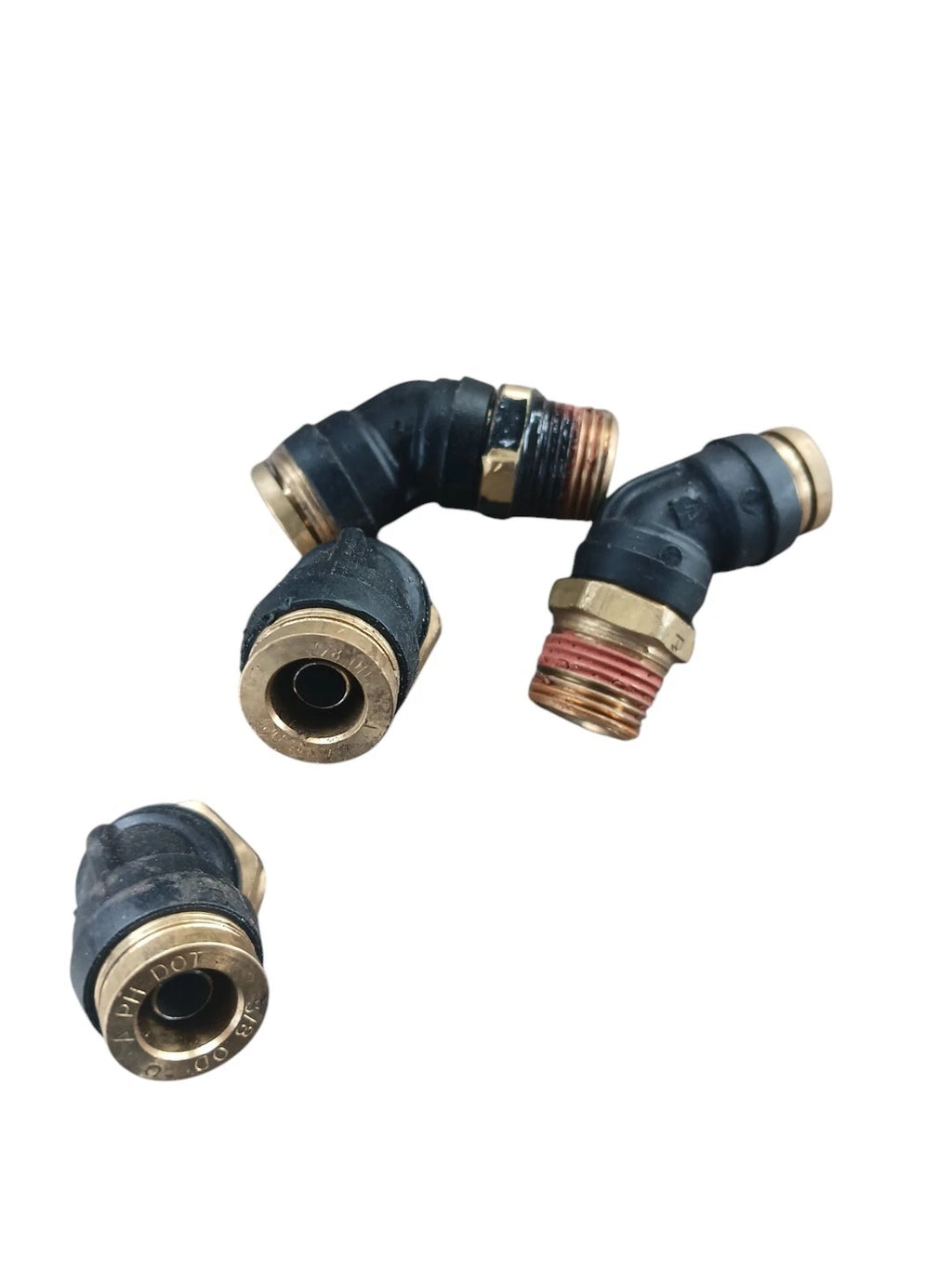Air Fittings Quick Connect Fittings 45° 3/8 OD Thread 3/8 - Image 3
