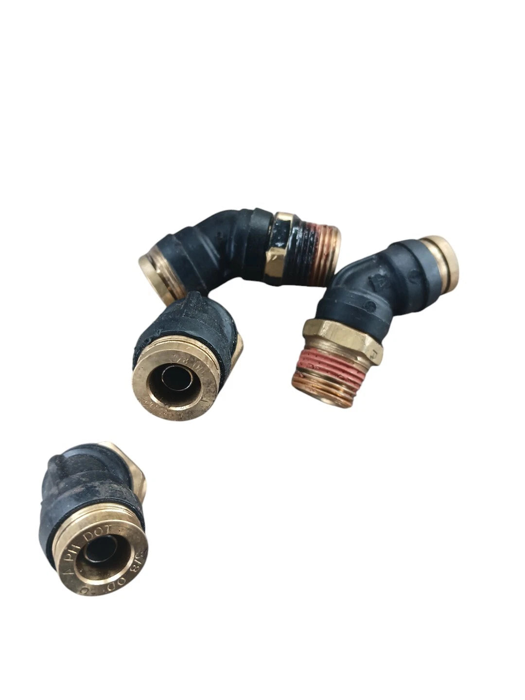 Air Fittings Quick Connect Fittings 45° 3/8 OD Thread 3/8 - Image 3